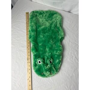 Green frog Plush Dog Costume Hoodie Size L Fuzzy Pet Apparel‎